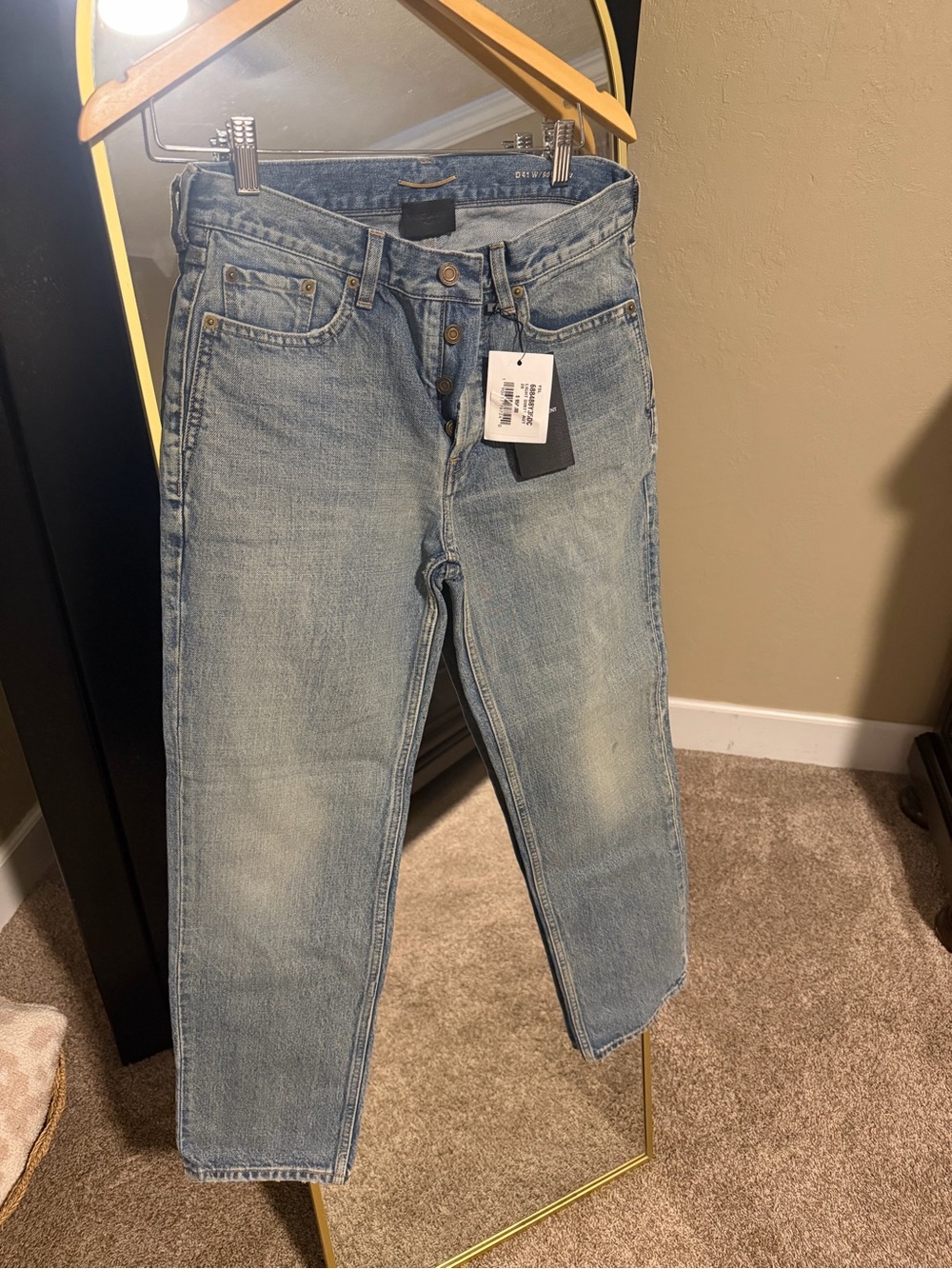 Yves Saint Laurent Light Blue Denim Jeans